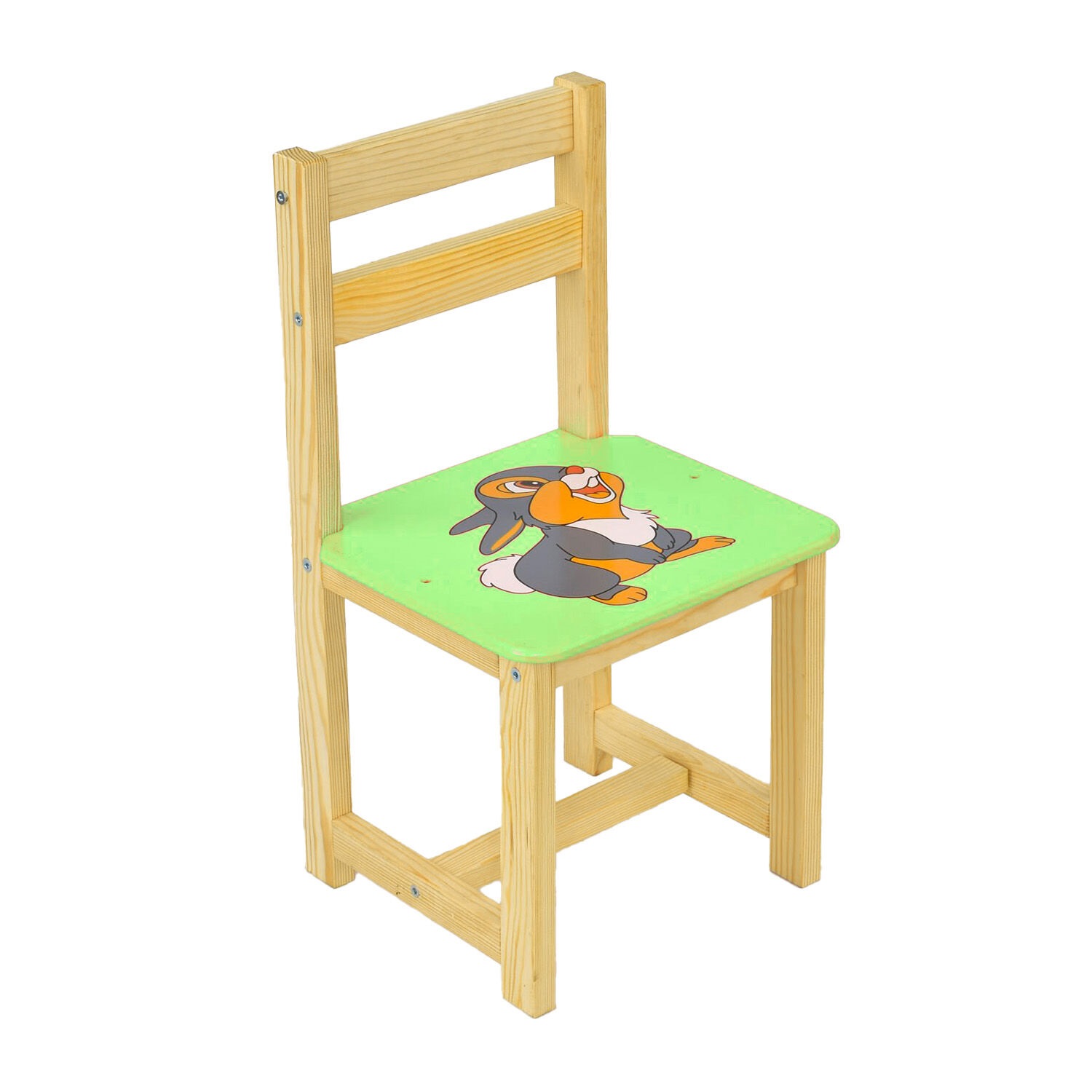 Дитячий стілець Мася Зайчик 54 см Салатовий (66975)