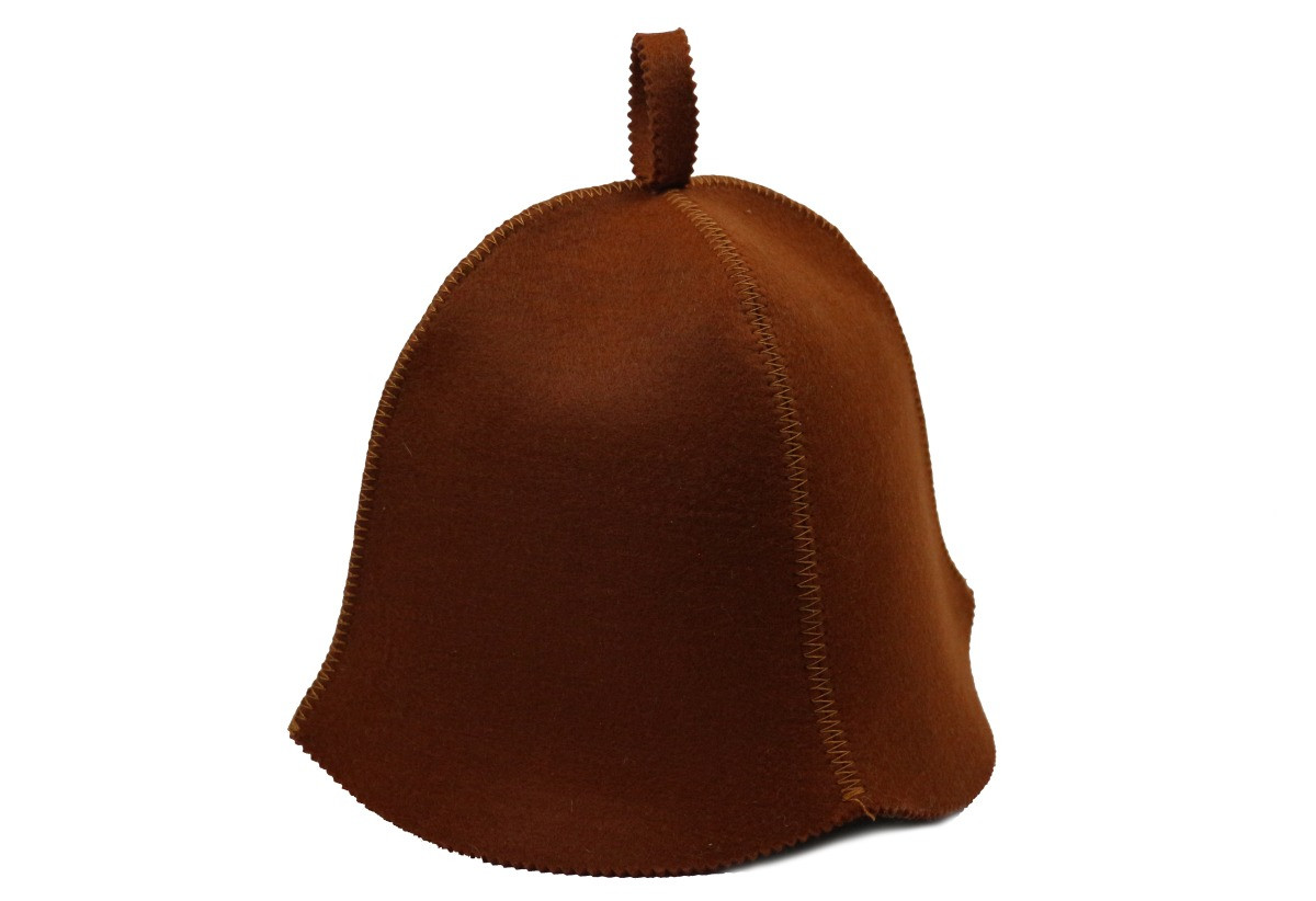 Банна шапка Luxyart штучне хутро One size коричневий (LС-924)