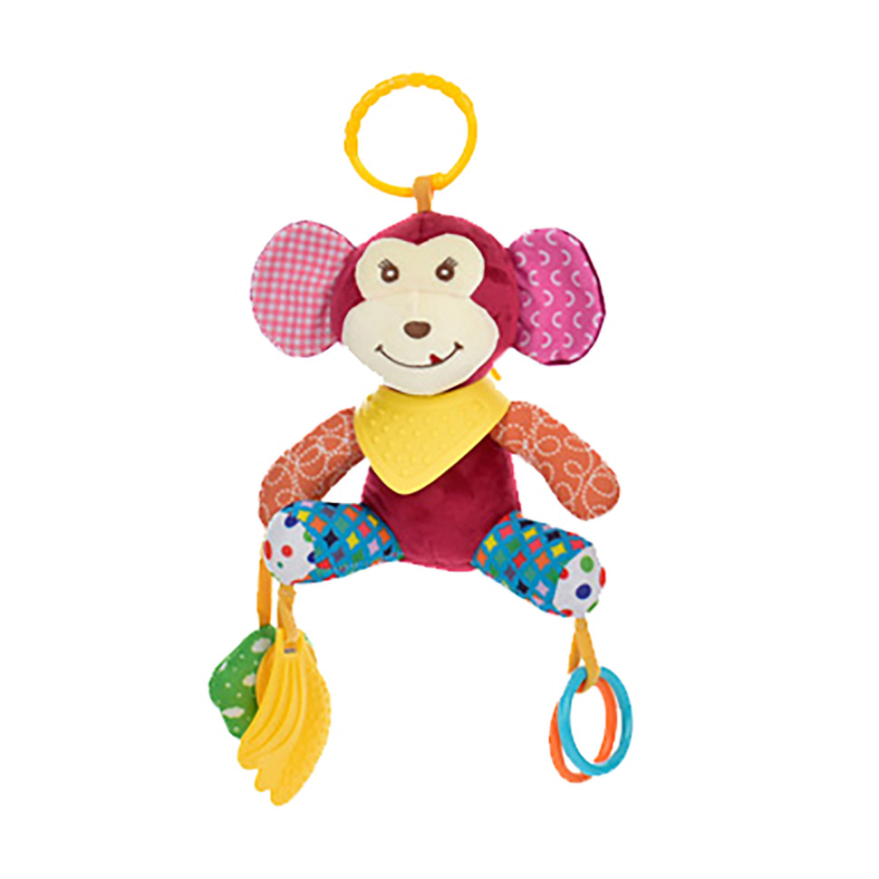 Подвеска на коляску Limo Toy SKK-056 с прорезывателем Обезьянка