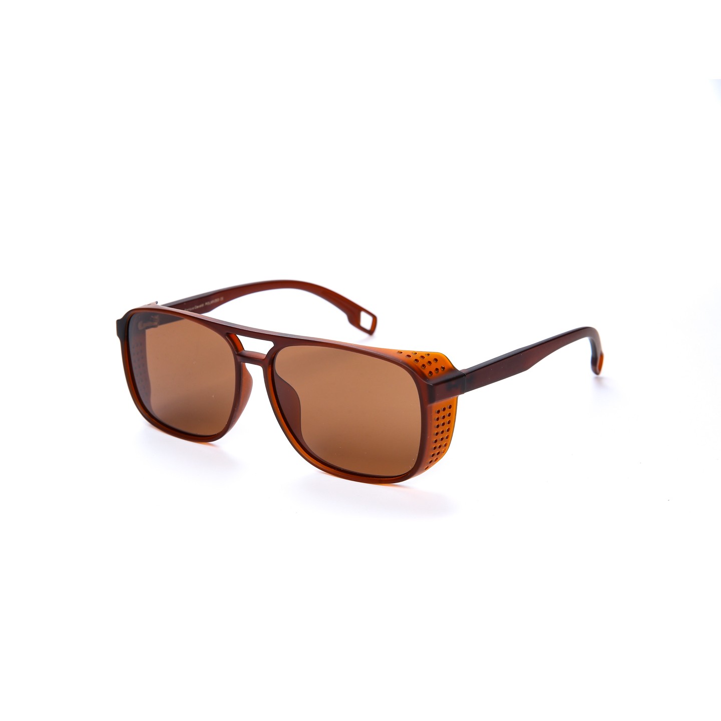 Сонцезахисні окуляри з поляризацією LuckyLOOK Фешн чоловічі Коричневий 814-165