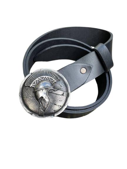 Ремінь з пряжкою Gorillas BBQ Центуріон нейзильбер bb48 120 см Чорний (5270)