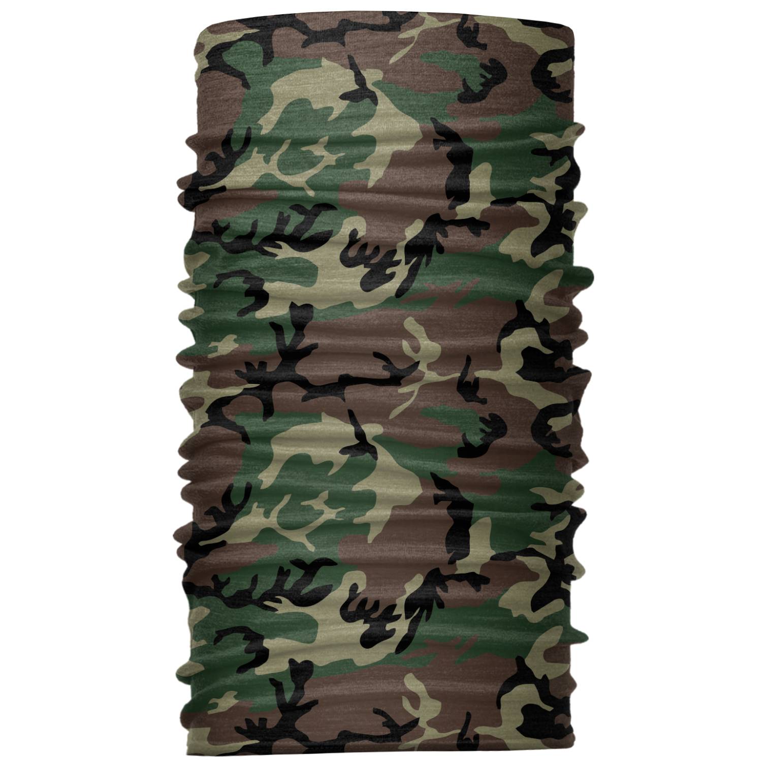 Бафф шарф-труба Бандана-трансформер Камуфляж Вудленд 25х50 см