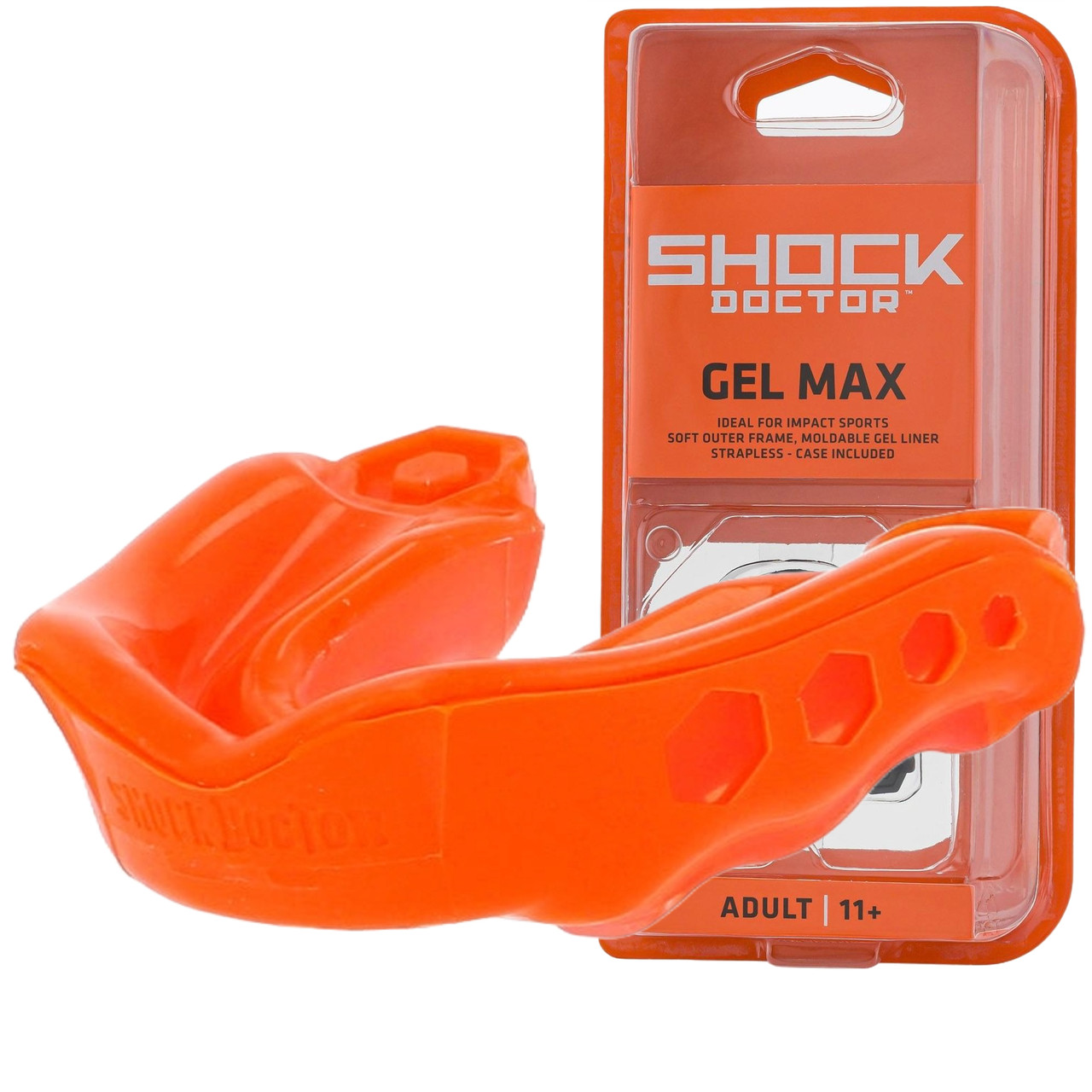Капа доросла Shock Doctor Gel Max 11+ Orange (6130-OR-AD)