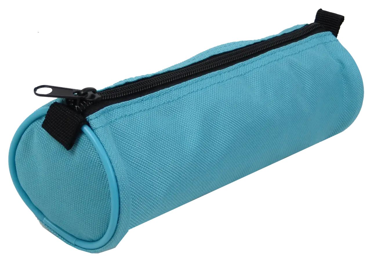 Пенал шкільний supersumka Conso циліндрічний 22х7х7 см Блакитний (0520000014w-1 blue)