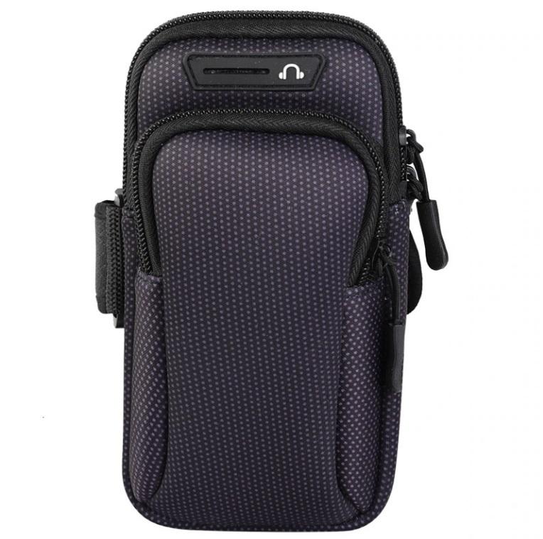 Сумка-чохол на руку для бігу TRW 17х9.5 см Black (H880580)