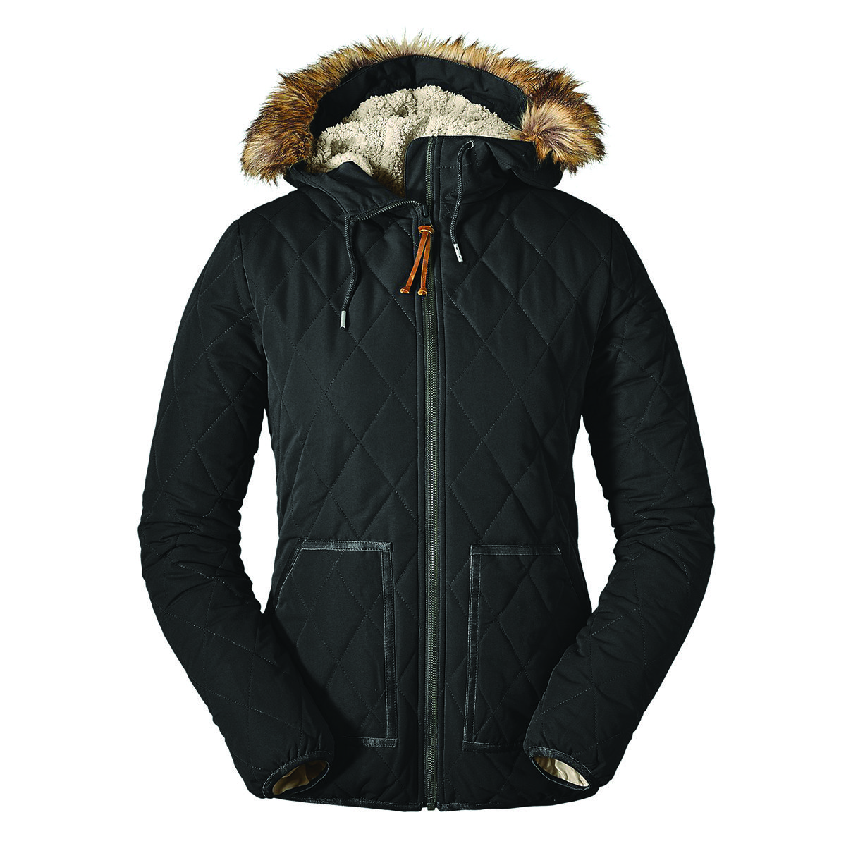 Куртка Eddie Bauer Womens Snowfurry Jacket Black S Чорний (0311BK-S)