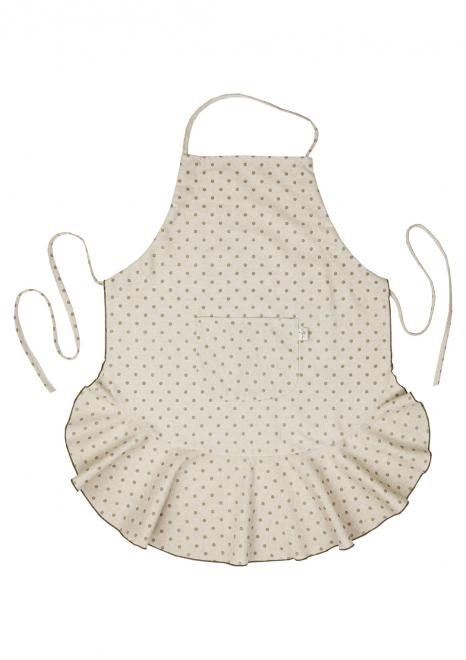 Фартух Прованс Горох One Size Бежево-молочний (7520)