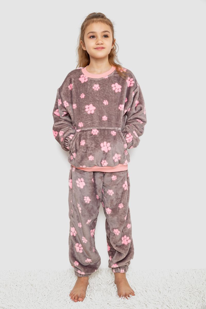 Піжама дитяча AGER Сіро-рожевий 102R1538 116-122 см (112946_824509)