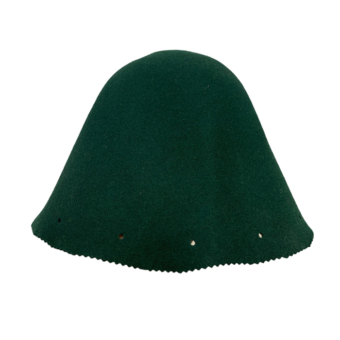 Шапка для лазні та сауни PRO Premium One Size Темно-зелений (4543411112)