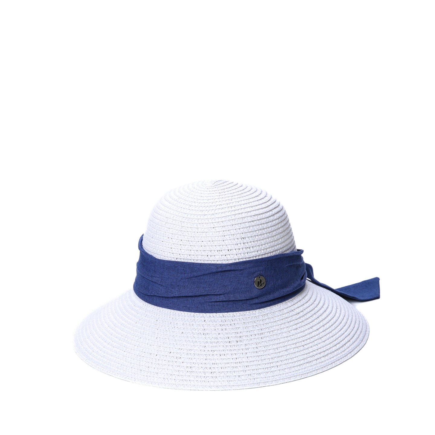 Капелюх жіночий LuckyLOOK Сеул 58 Біло-синій 808-355