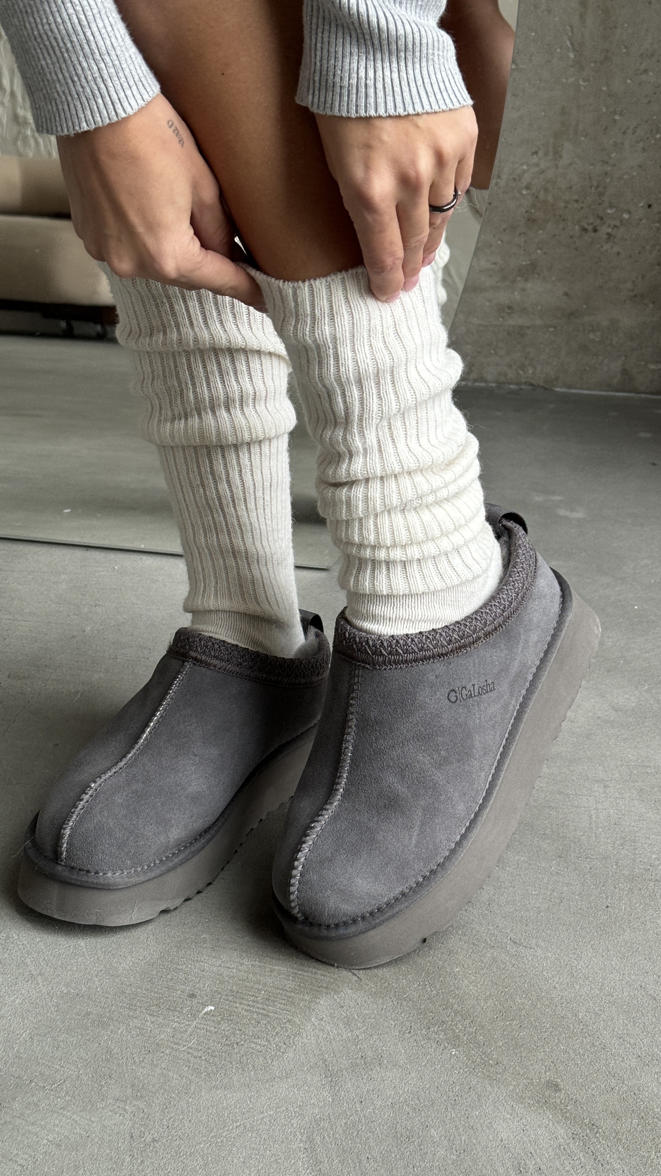 Уггі-cабо GaLosha SUB 39 24.5 см Grey (4381)