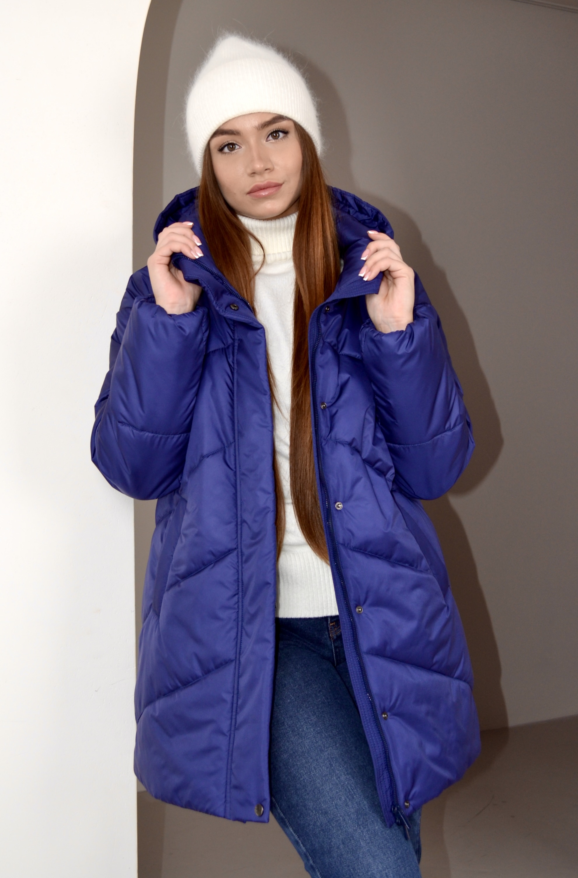 Жіноча куртка ORIGA Praha 191457 42/XS Синій (954)