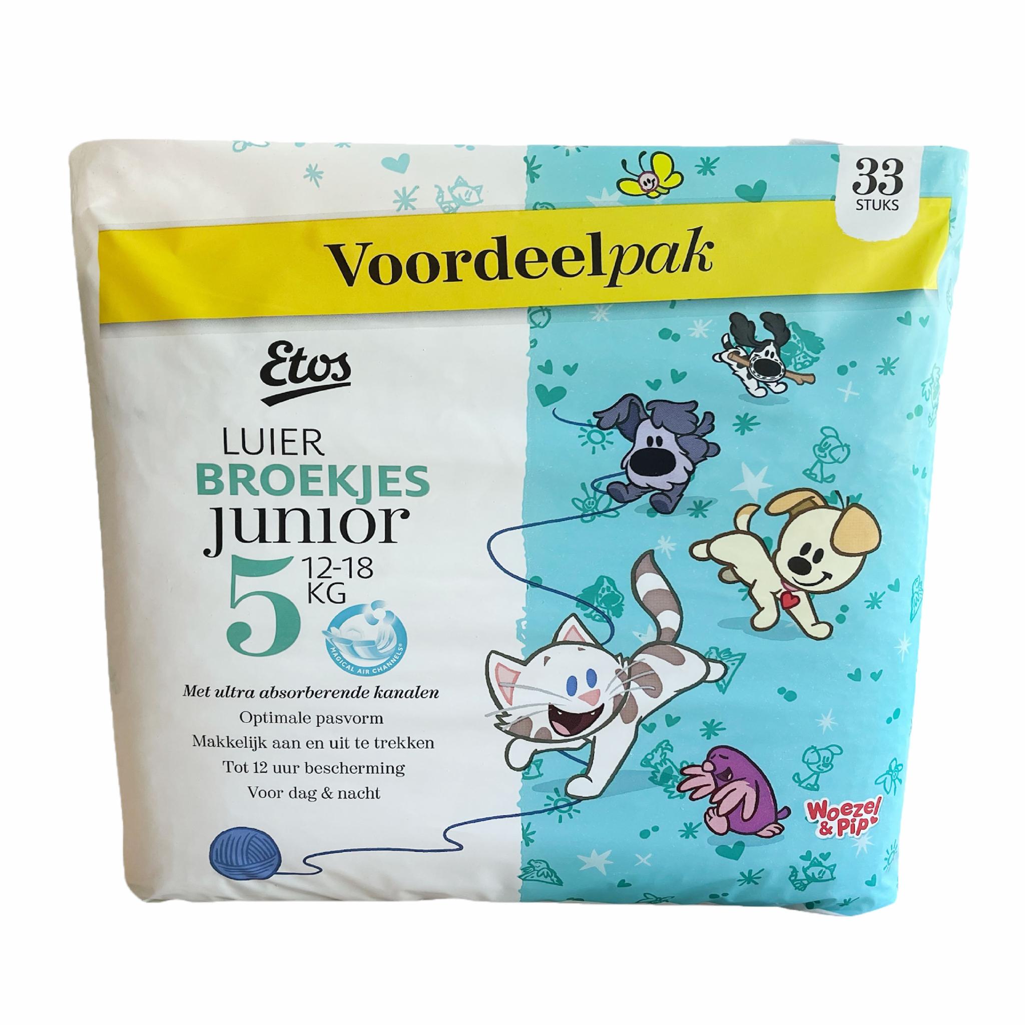 Підгузки-трусики Etos 5 Junior 12-18 кг 33 шт (105500065)