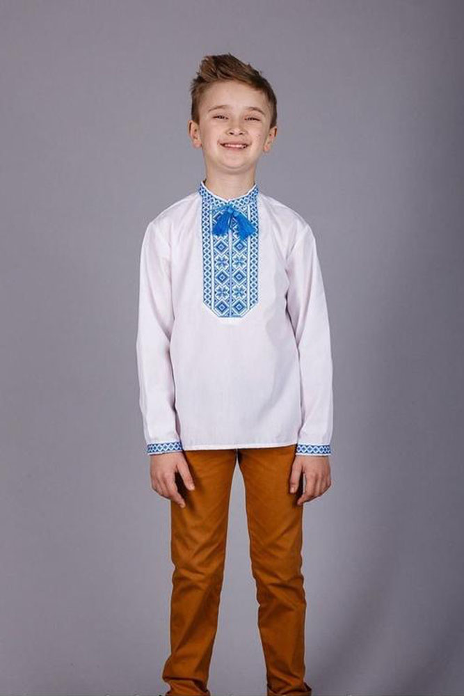 Вишиванка на хлопчика Козачок 152 Синій ЦБ-00117558 (SKT000448284)