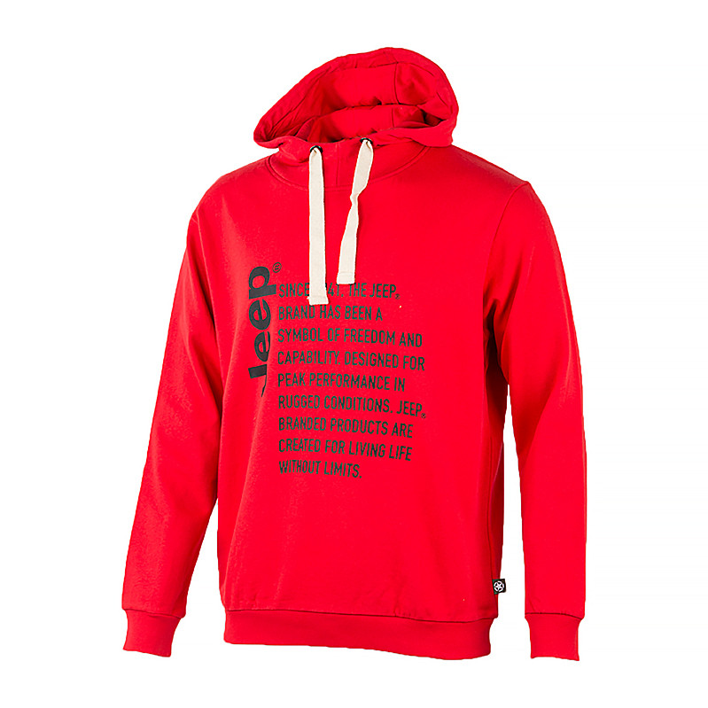Худі чоловічий Jeep Hooded Sweatshirt Since 1941 2XL Червоний (O102569-R699)