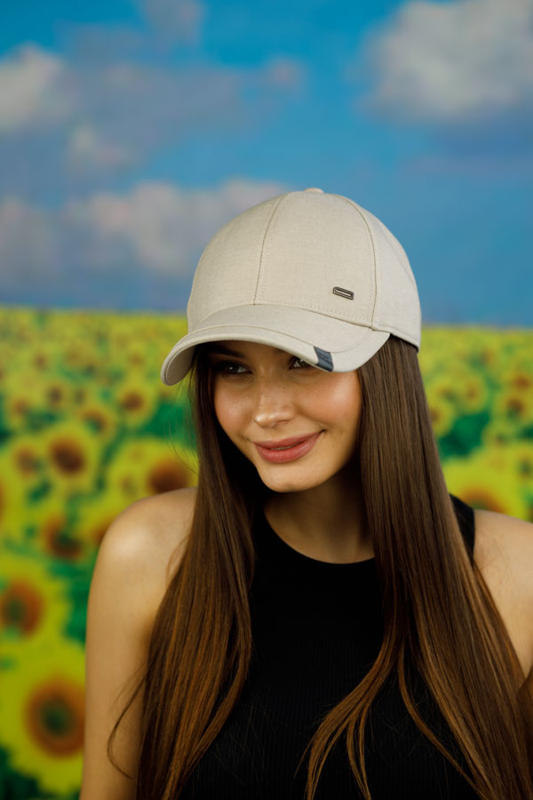 Бейсболка жіноча Braxton (1600) 54633 56-59 Бежевий (54682)