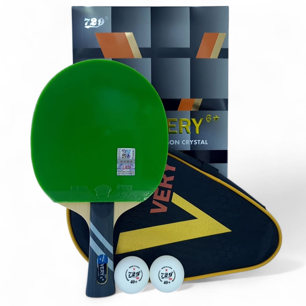 Ракетка 729 Very 6 Green-black rubber (1657)