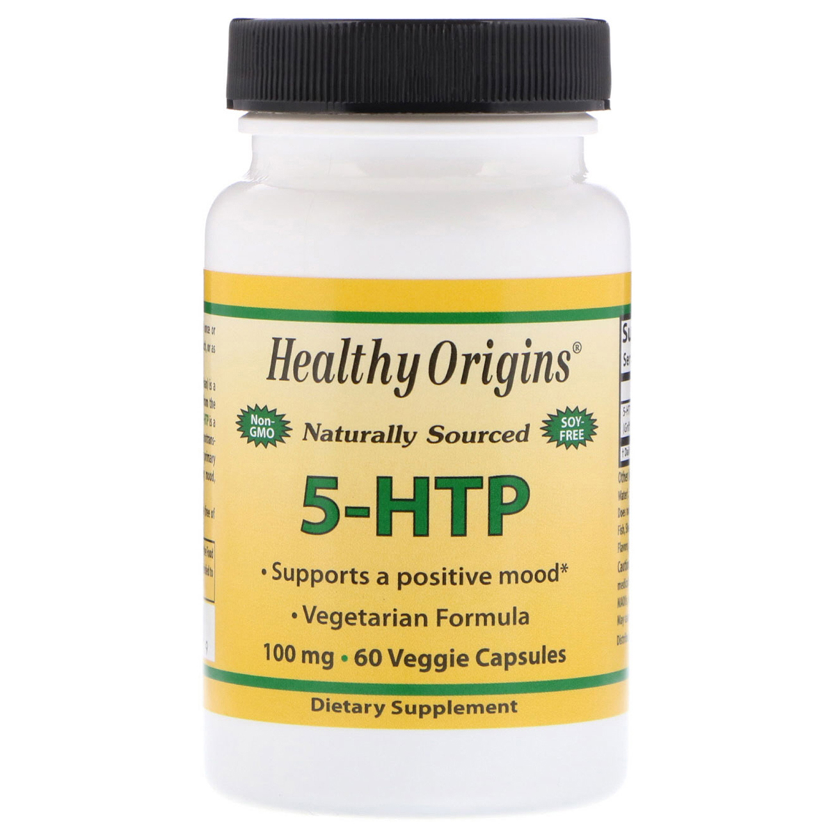 Амінокислота Healthy Origins 5-HTP 100мг 60 гелевих капсул