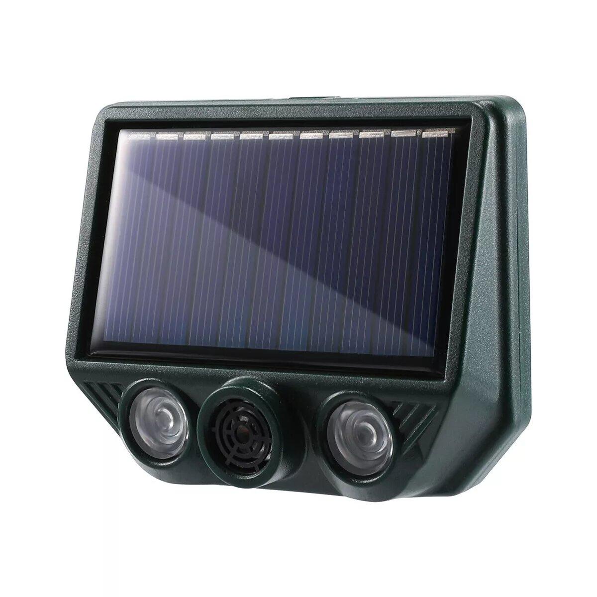 Відлякувач тварин птахів кажанів MS на сонячній батареї Чорний MS-211