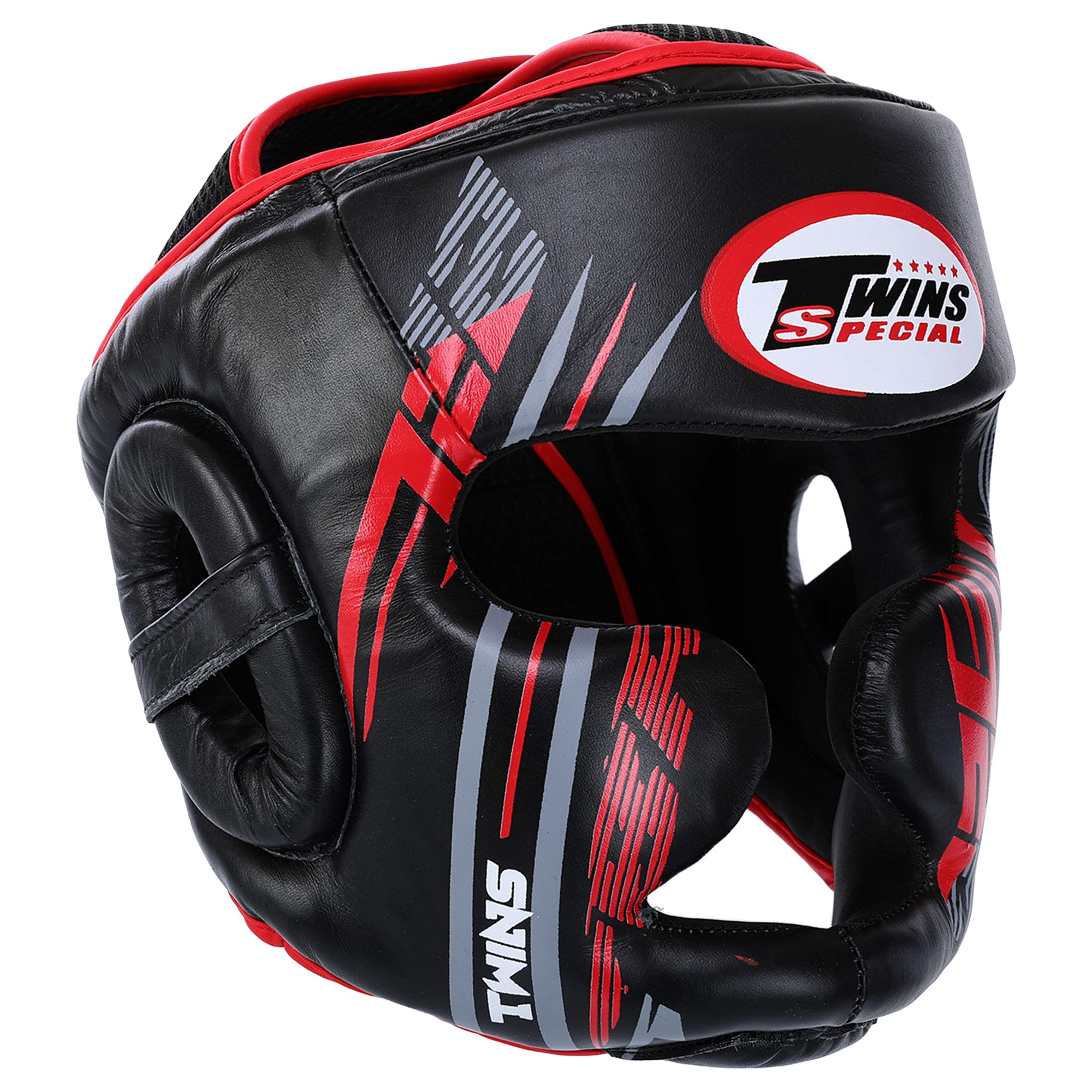 Шолом боксерський Twins TBS123 L Чорно-червоний