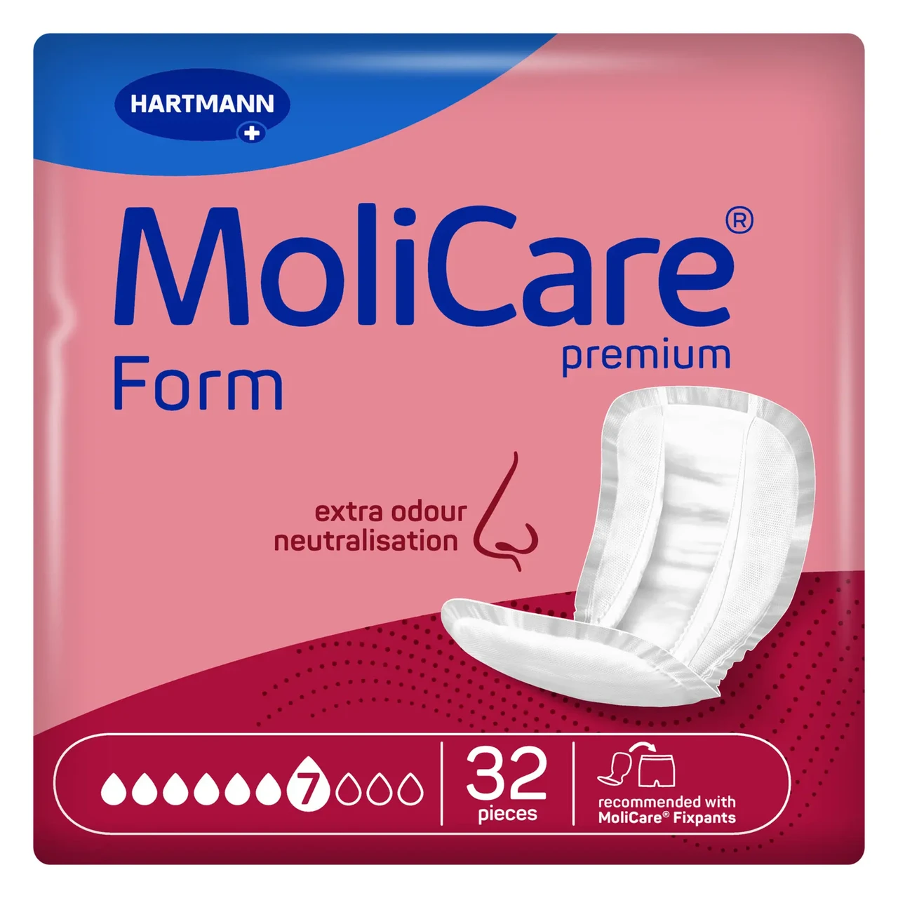 Прокладки при нетриманні сечі та калу Paul Hartmann MoliCare Premium Form 7 крапель 32 шт