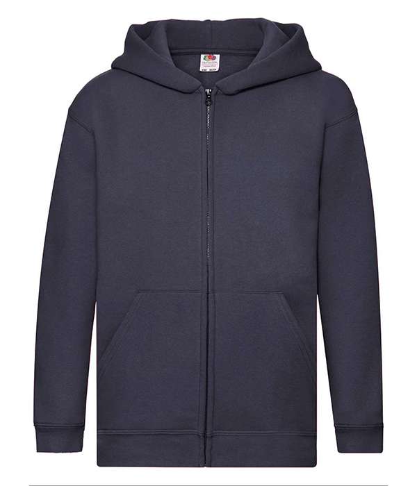 Толстовка Fruit of the loom Premium hooded sweat jacket Kids 152 см Темно-синій (62-035-0)