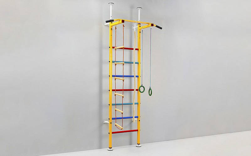 Шведська стінка-стійка з турником SP-Planeta Кіндер L-4006