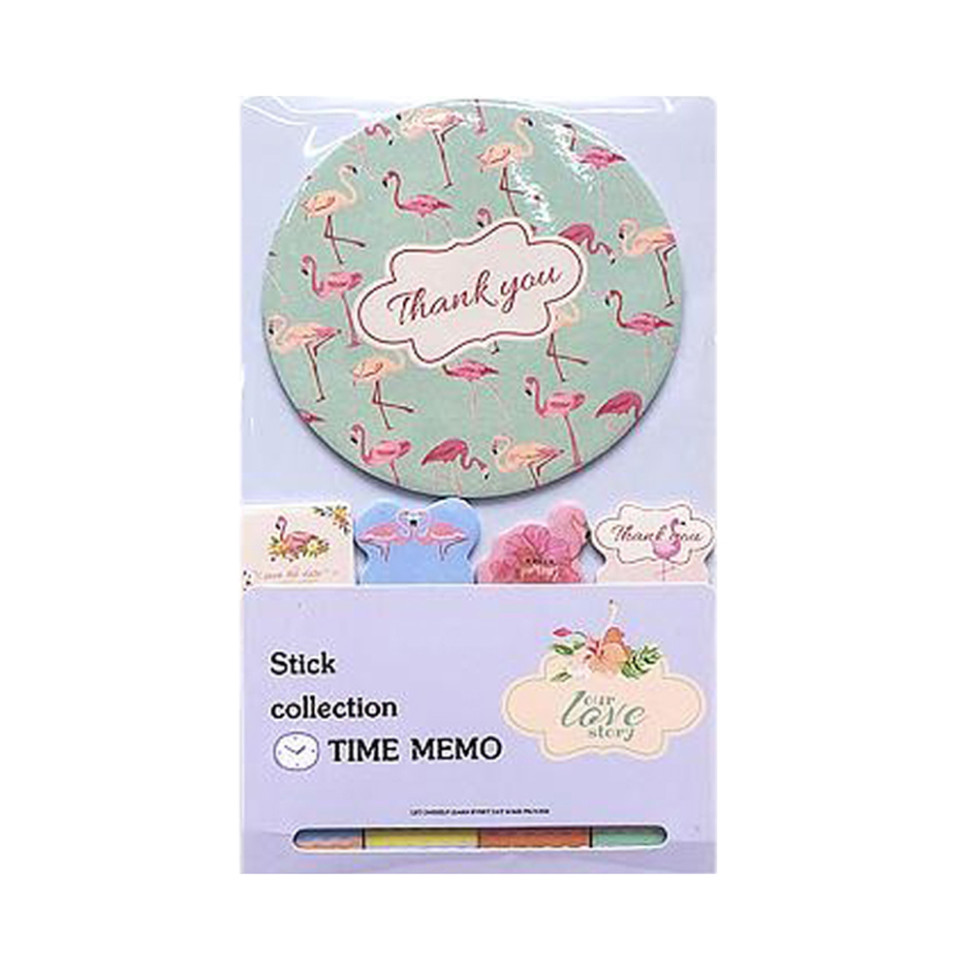 Паперові стікери Фламінго Bambi BLT-601-4 для нотаток