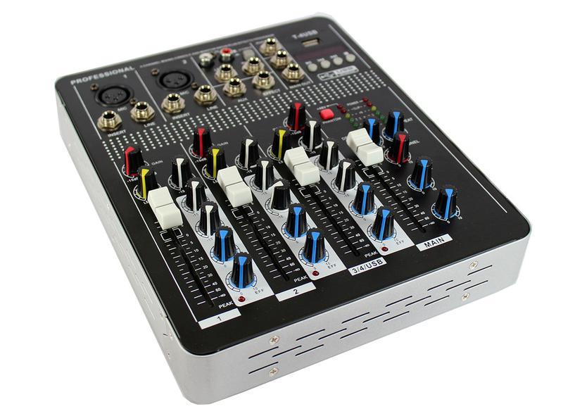 Аудіо мікшер No Brand Yamaha Mixer BT4000 MP3/USB/Bluetooth 4 канали (1756375387)