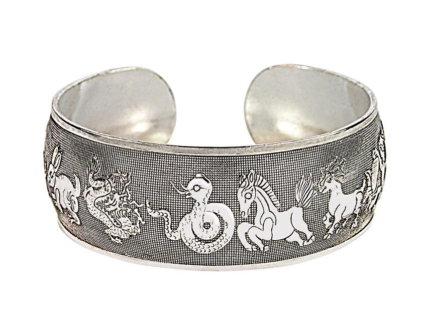 Браслет Tao CN Китайський гороскоп 6х6х2,5 см Метал (10663)