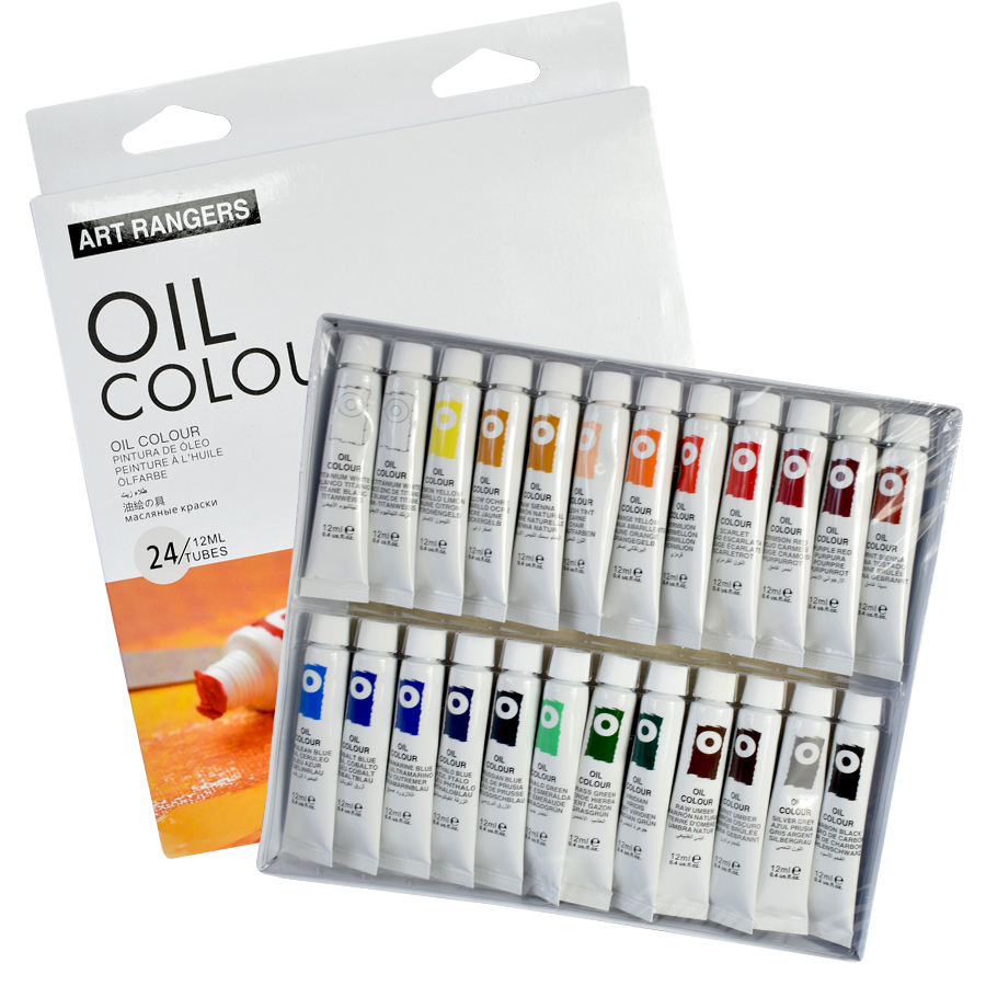 Набір художніх масляних фарб Art Rangers 24 кольори по 12 мл