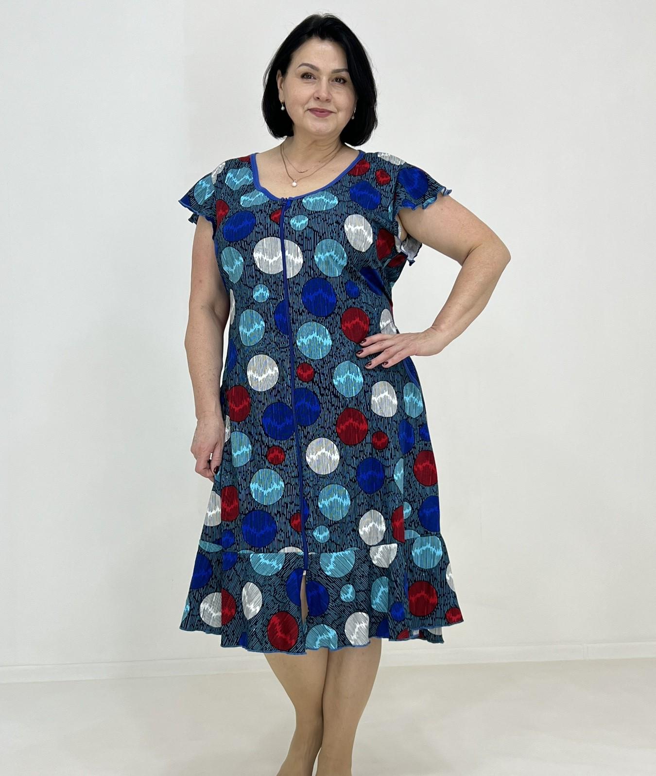 Халат жіночий Triko 48-50 Різнокольоровий (74849116-1)