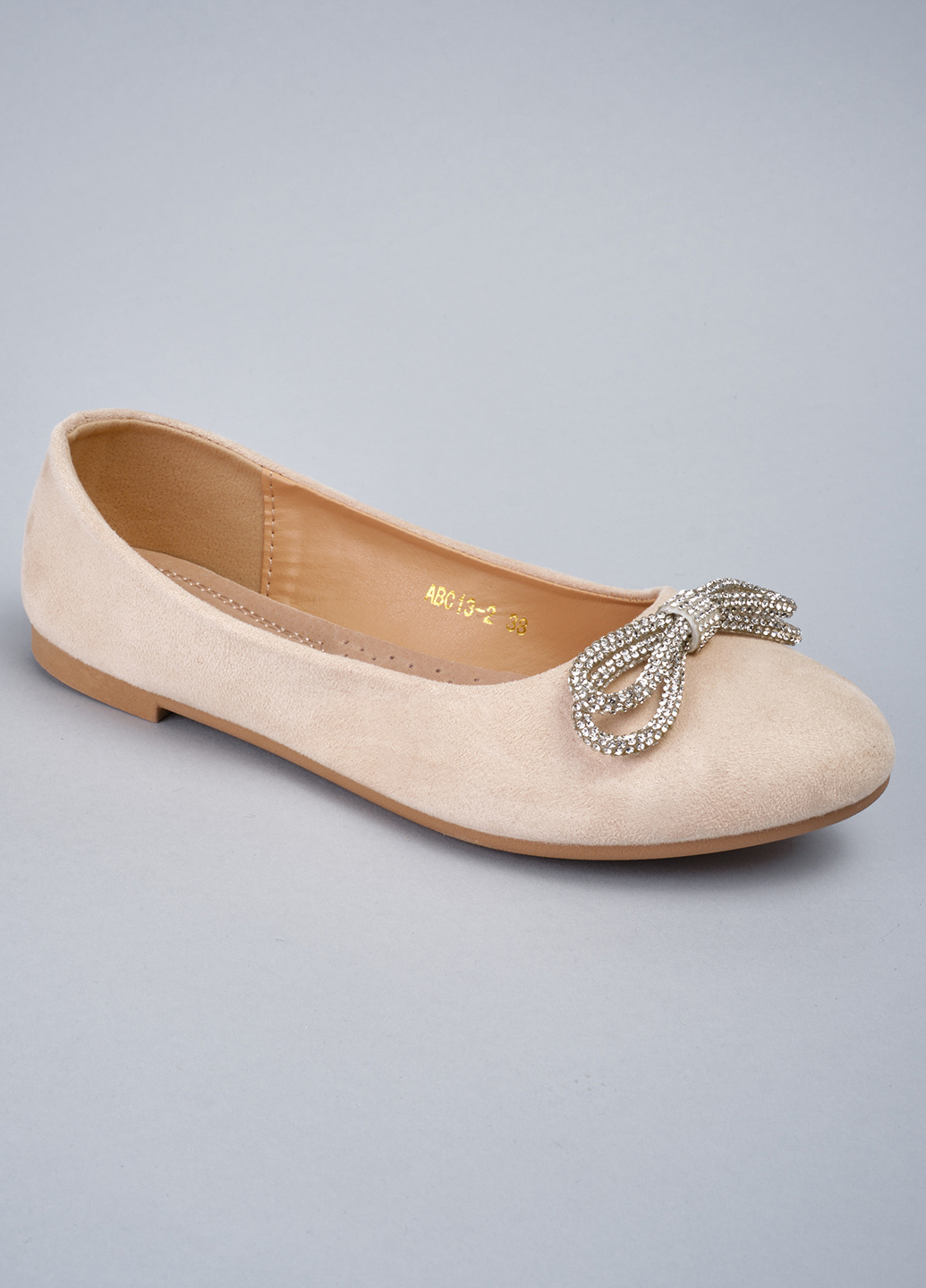 Балетки жіночі 343556 р.36 (22) Fashion Бежевий