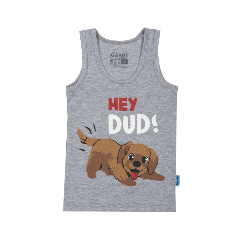 Майка для хлопчика Gabbi MKM-24-2 Сірий 98 (14115)