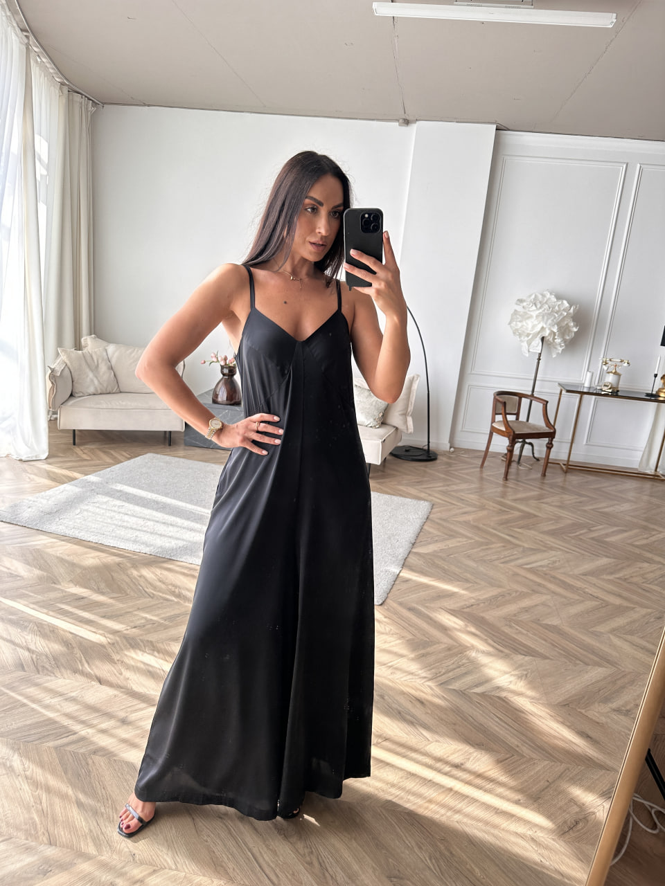 Жіночий комбінезон PEONY Салинас 60-62 Чорний (0108241-60-62:16)