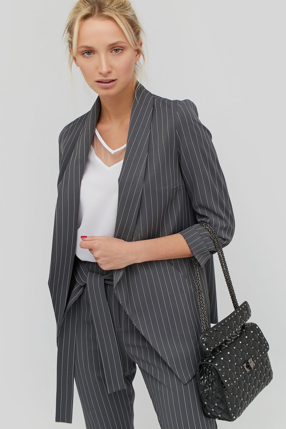 Жакет CARDO MUGLER XXS(40) Сірий (CRD1806-0161-XXS)