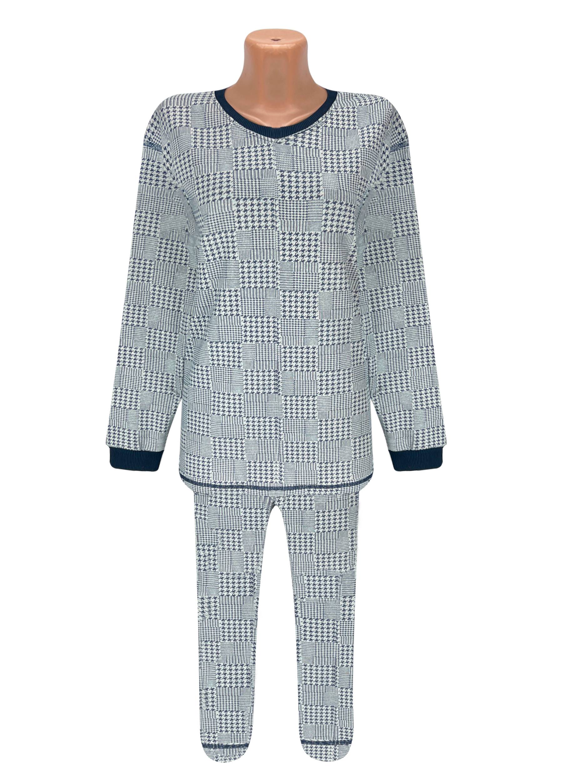 Піжама чоловіча Жемчужина Стилей 8141 44-46 Синьо-білий (11829)