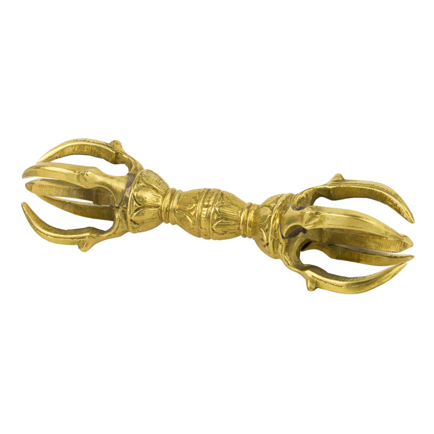 Ваджр Дордже Kailash Школа Сінґон Бронза П'ять спиць 13.7 см (27616)