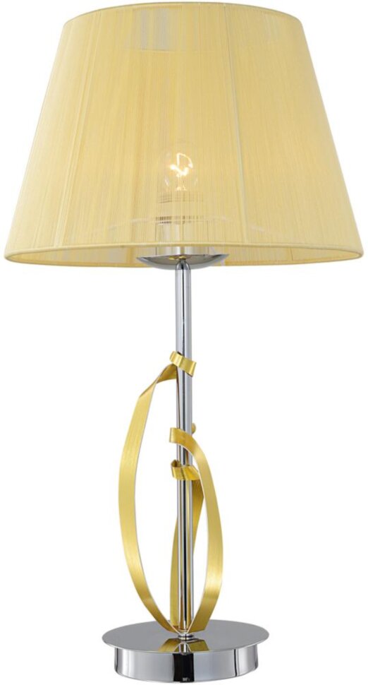 Настільна лампа Candellux Diva 23x50 см Золотисто-сріблястий (41-55071)