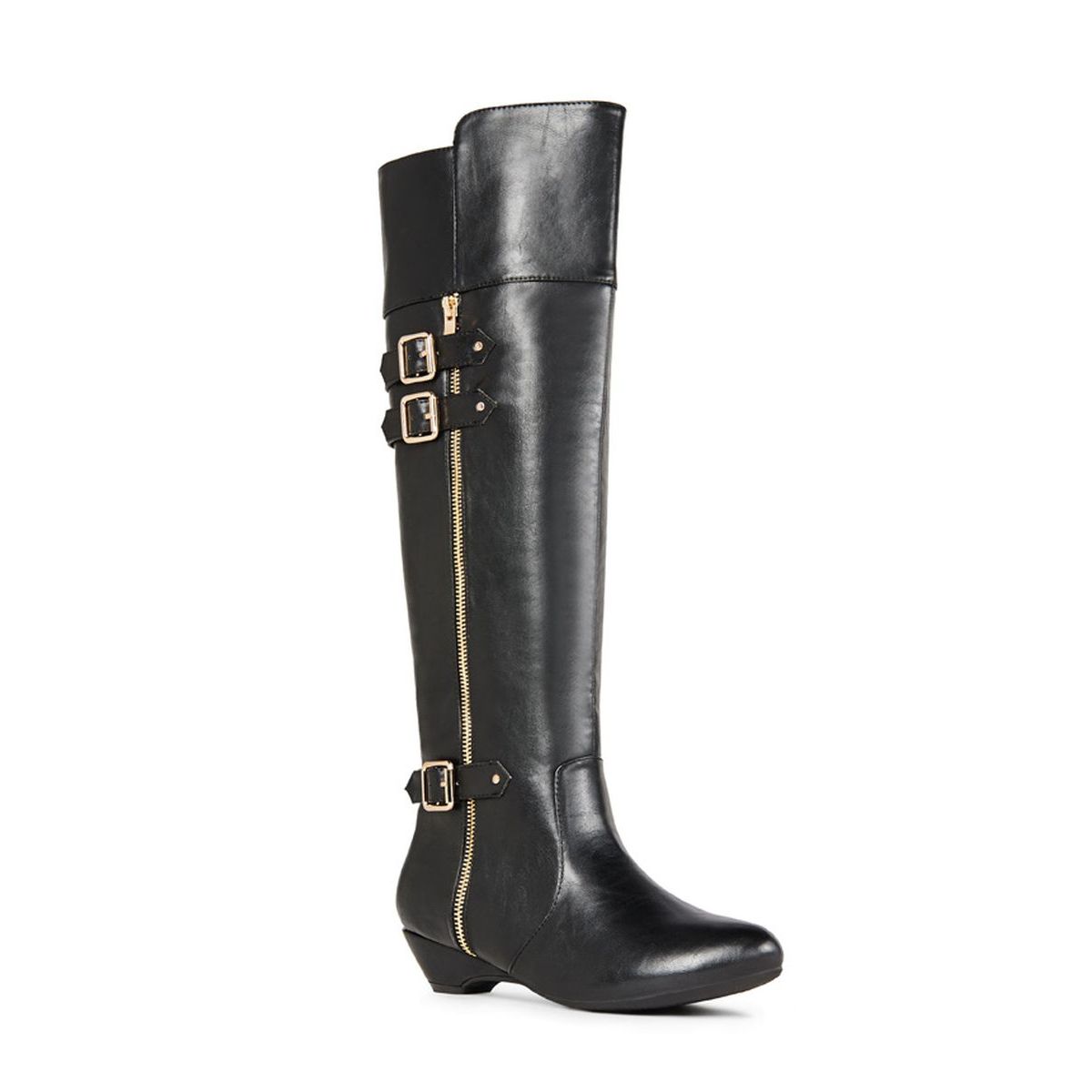 Чоботи JustFab Womens Artemine Black 38 Чорний (354609BK-38)