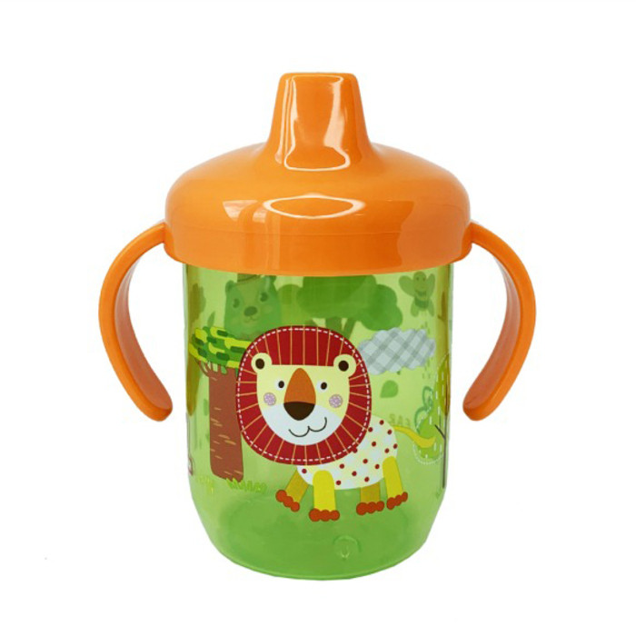 Поїльник дитячий Mega Zayka MGZ-0305 (Green) Лев 200 мл