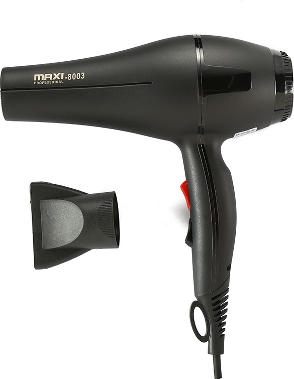 Фен для сушіння та укладання волосся Maxi HD-8003 Black (16511)