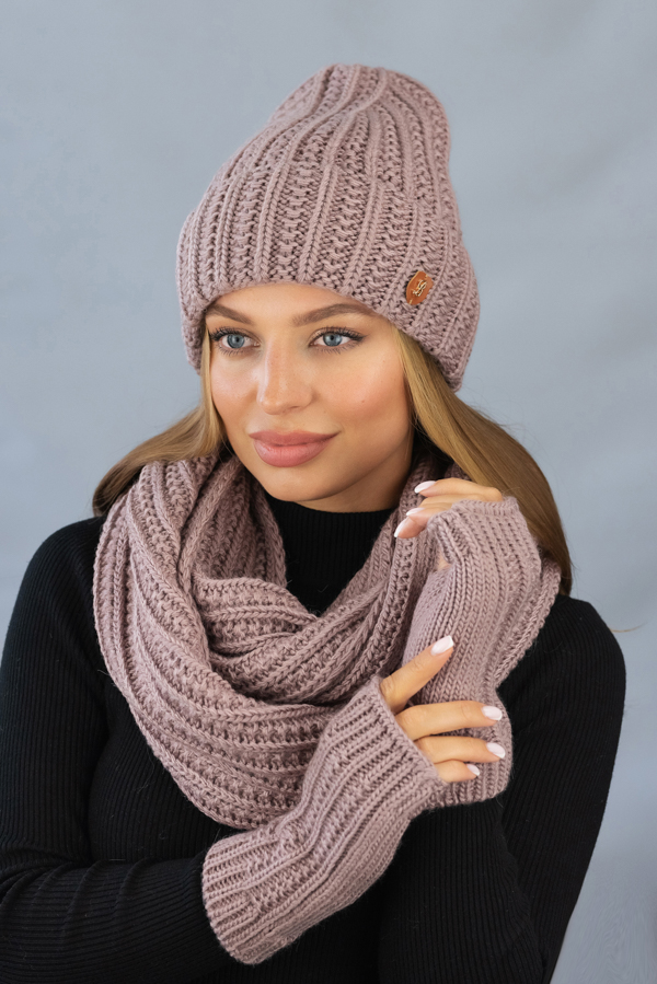 Комплект Braxton Юна 56-59 Темна пудра (5300-38)