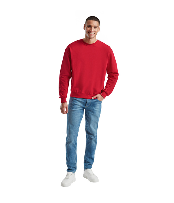 Пуловер Fruit of the loom Classic set-in sweat XL Червоний (62-202-0)