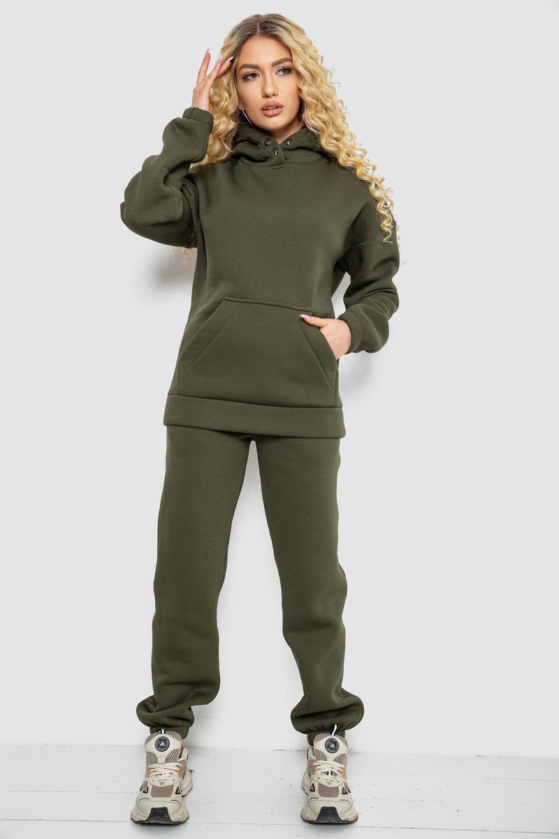 Спортивний костюм жіночий AGER 102R7711 60-62 Хакі (117490_837026)