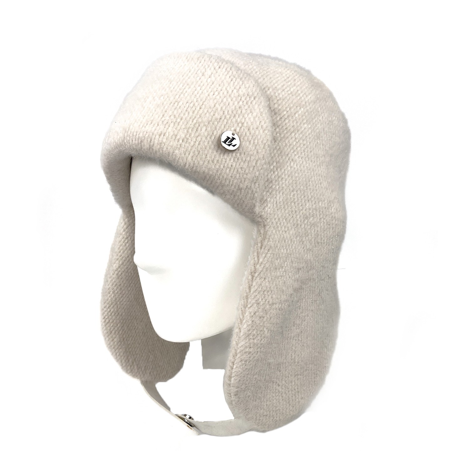 Шапка вушанка жіноча LuckyLOOK Шеру 674-189 One Size Білий (2933534674189)