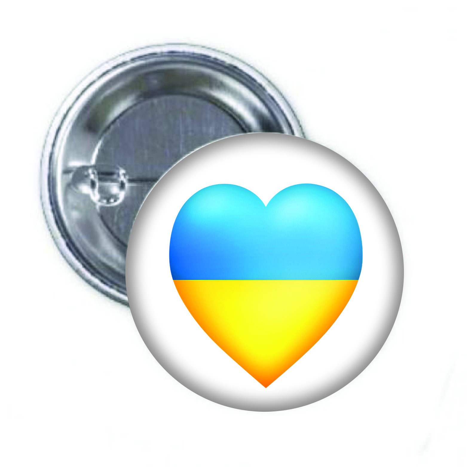 Закатний значок Vivay Ukraine 56 мм (hub_tcsc7d)