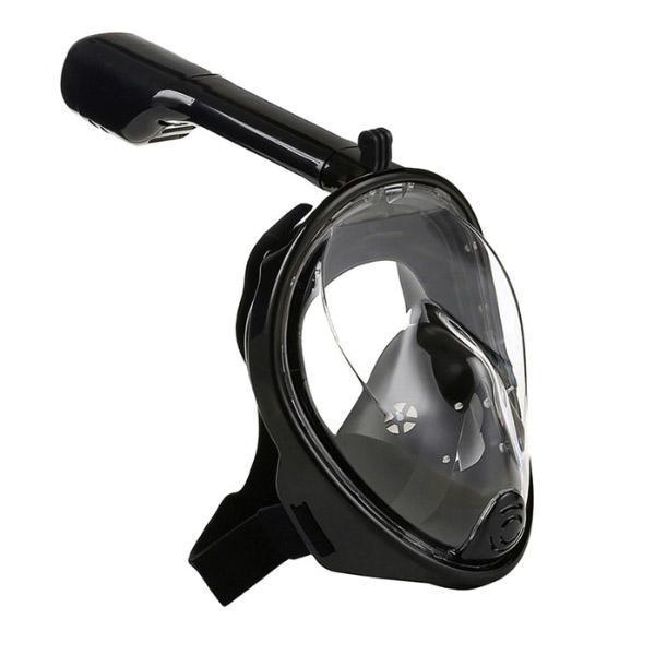 Маска для плавання повнолицева Free Breath M2068G L/XL Чорний (hub_np2_1468_1)