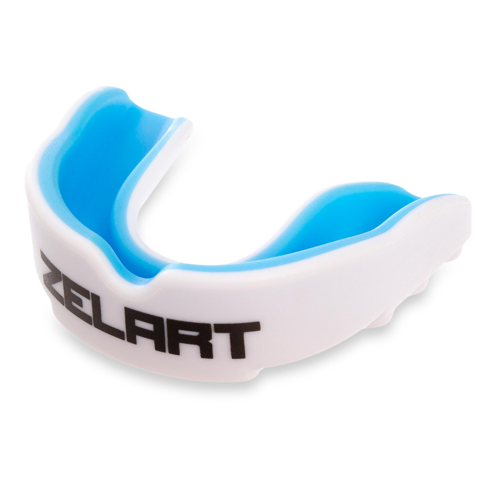 Капа одностороння одностороння двокомпонентна у футлярі Zelart BO-3603 Білий-синій
