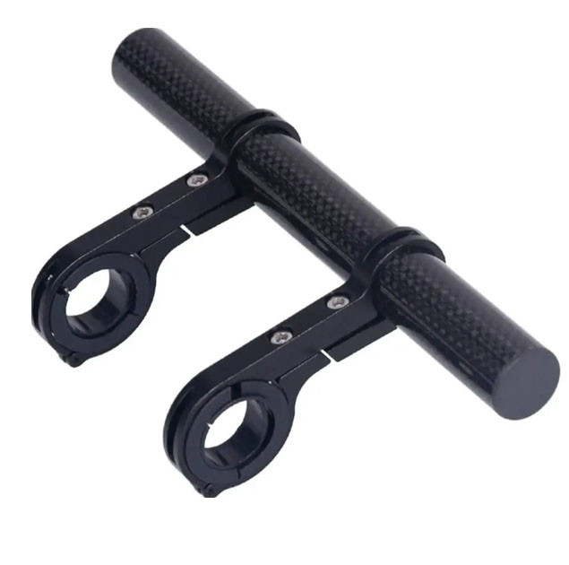 Подовжувач керма з утримувачем для ліхтарика Feel Fit 200 мм Чорний (YSJ-001)